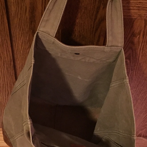 Canvas leather bag - Picture 3 of 3